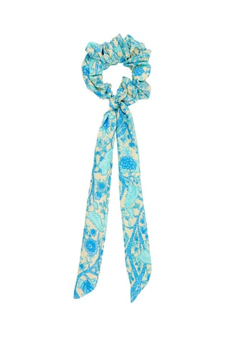 Chouchou - Turquoise et beige