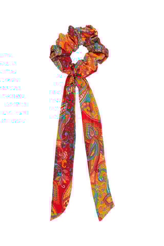 Chouchou pour cheveux - Rouge et orange
