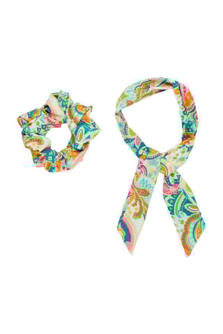 Chouchou - Turquoise et vert