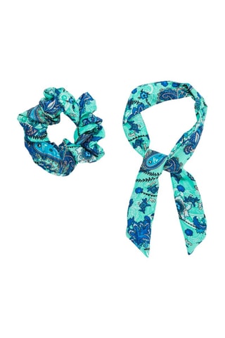 Chouchou - Turquoise et bleu