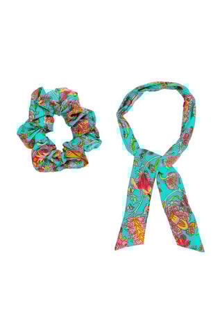 Chouchou - Turquoise et rose