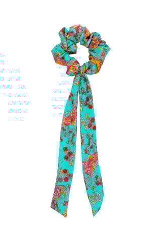 Chouchou - Turquoise et rose