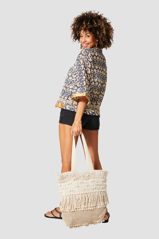 Kimono - Bleu foncé et ocre