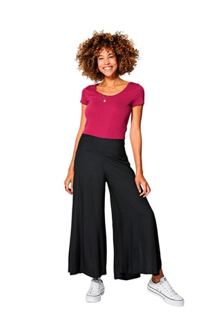 Pantalon palazzo - Noir