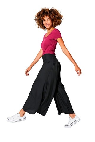Pantalon palazzo - Noir