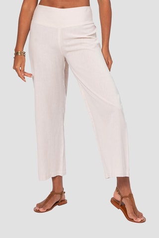 Pantalon en lin - Beige