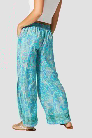 Pantalon - Turquoise et bleu