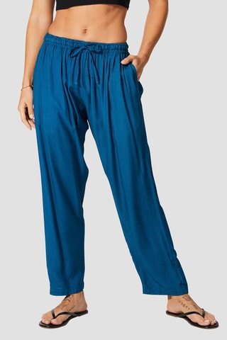 Pantalon - Bleu pétrole