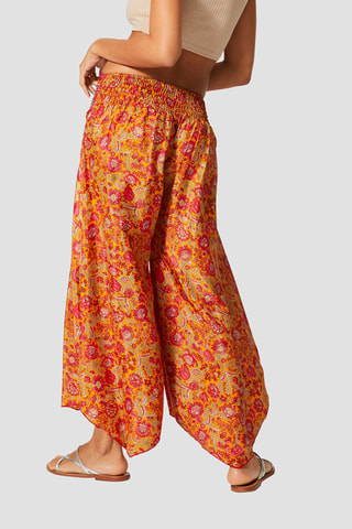 Pantalon palazzo - 
Orange
