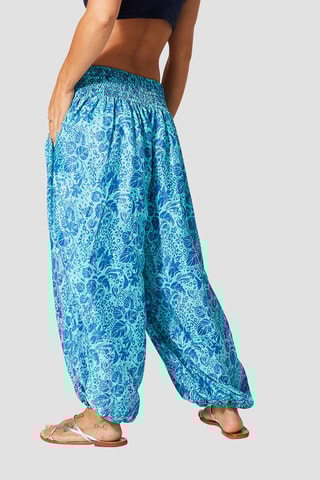 Pantalon - Bleu et turquoise
