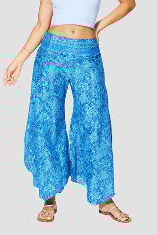 Pantalon - Bleu et turquoise