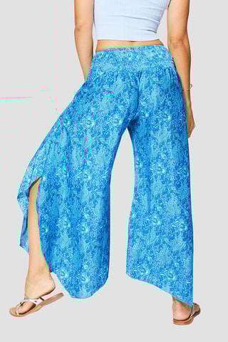 Pantalon - Bleu et turquoise