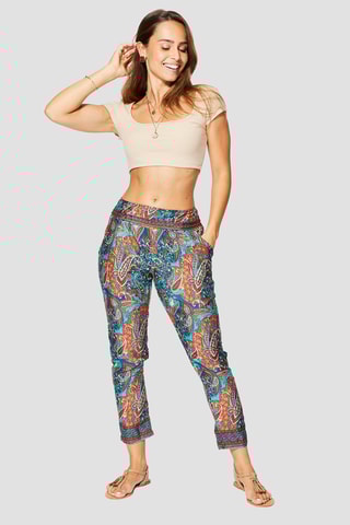 Pantalon - 
Bleu marine