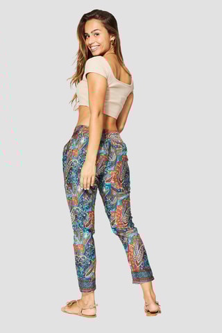 Pantalon - 
Bleu marine