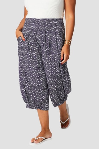 Pantalon - Violet et blanc