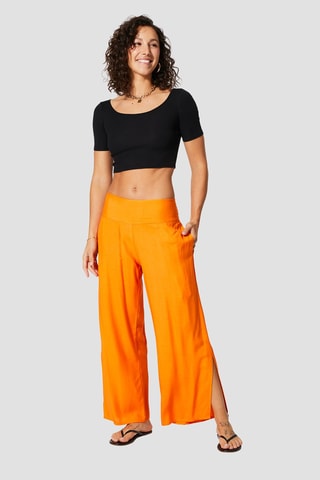 Pantalon relaxed - Orange