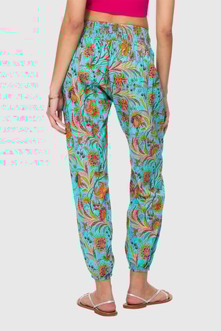 Pantalon droit - Turquoise