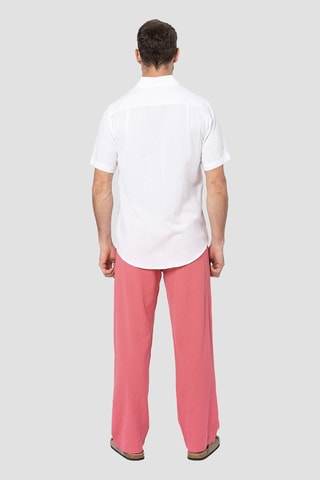 Pantalon en lin - Rose