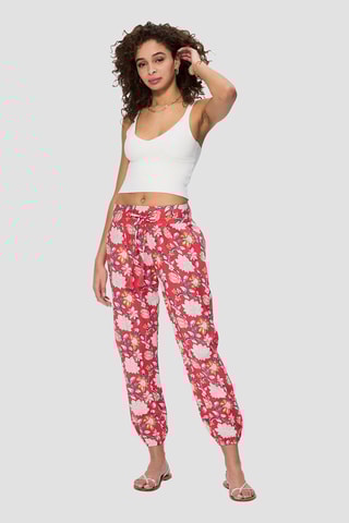 Pantalon - Rose et blanc