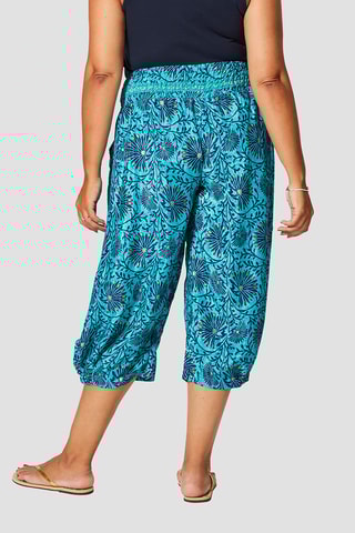 Pantalon  - Doré et turquoise