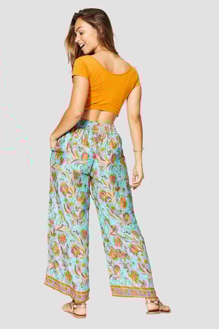Pantalon palazzo - 
Turquoise