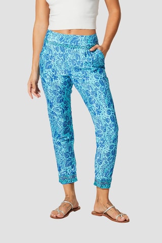 Pantalon  - Bleu et turquoise
