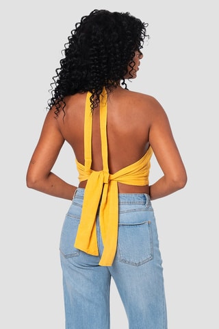 Crop top - Jaune