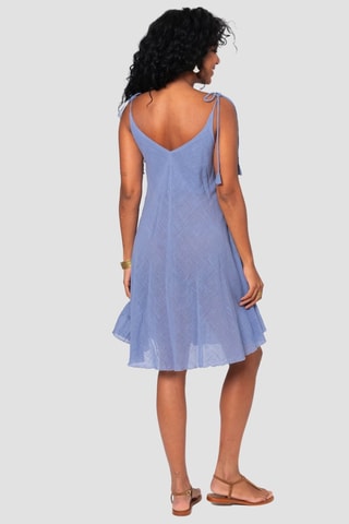 Robe courte - Bleu