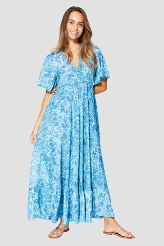Robe - Bleu et turquoise