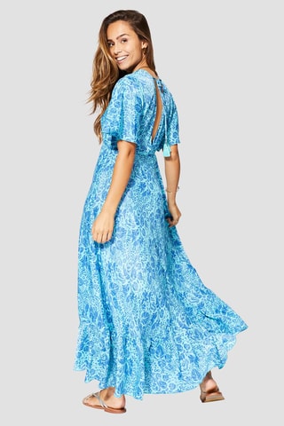 Robe - Bleu et turquoise