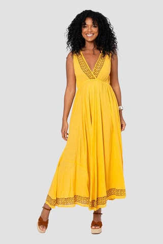 Robe longue - Jaune