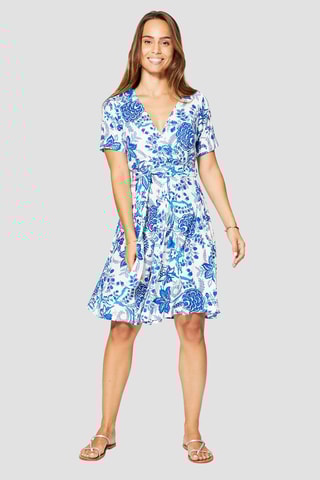 Robe - Blanc et bleu