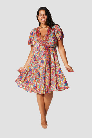 Robe patineuse - Rose