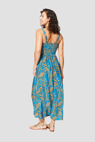 Robe longue - Turquoise
