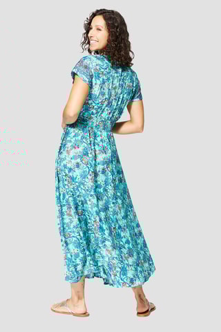Robe - Turquoise et bleu
