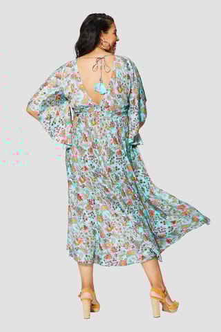 Robe longue - 
Turquoise