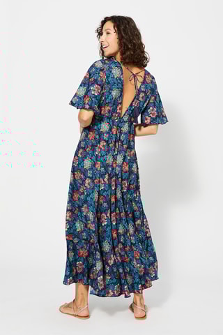 Robe longue - Bleu marine