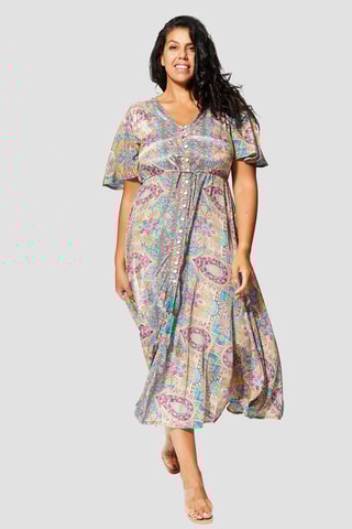 Robe longue - 
Rose
