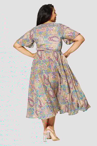 Robe longue - 
Rose