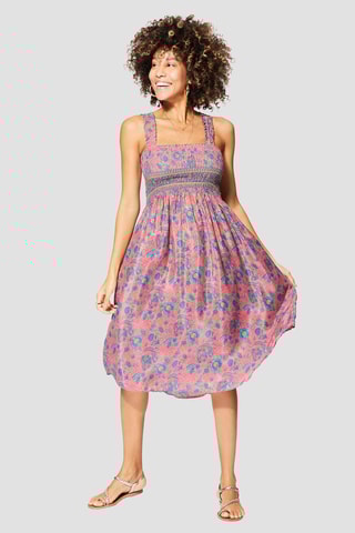 Robe - Rose et bleu