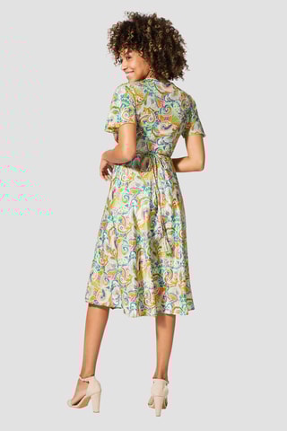 Robe - Turquoise et vert