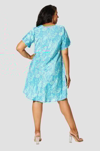 Robe - 
Bleu
