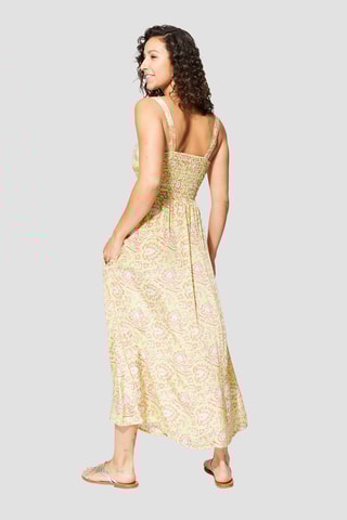 Robe longue - 
Jaune