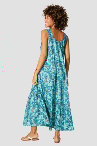 Robe longue - 
Bleu