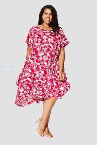 Robe longue - 
Rose