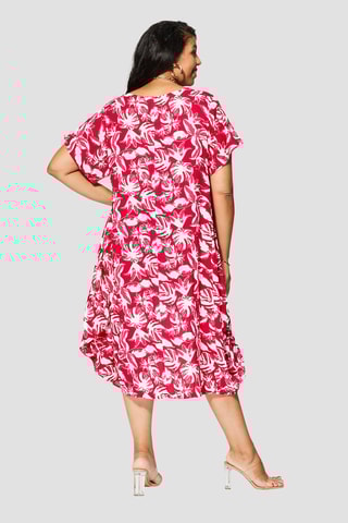 Robe longue - 
Rose