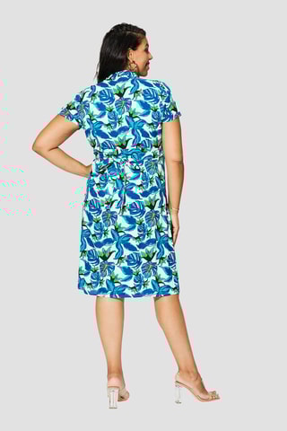 Robe - 
Bleu