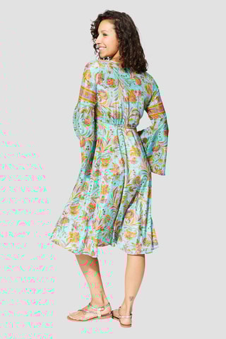 Robe longue - 
Turquoise