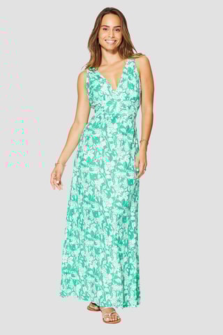 Robe longue - 
Vert