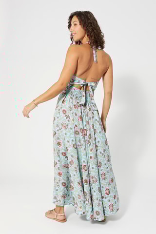 Robe longue - Bleu
